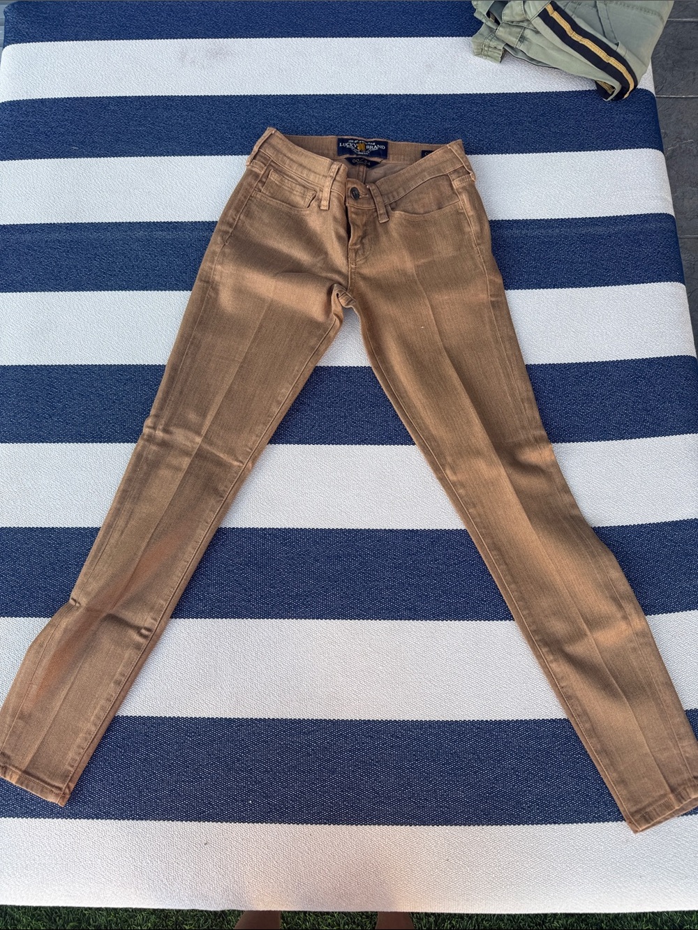Lucky Brand Tan Skinny Jeans